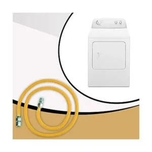 Appliance Pros Línea de gas flexible de acero inoxidable_4