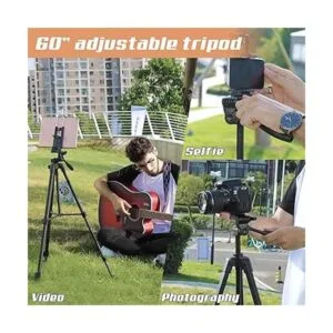 Lusweimi Trípode de 60 pulgadas para iPad iPhone trípode_6