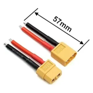5 pares XT60 Conector hembra y macho Deans con cable de_3