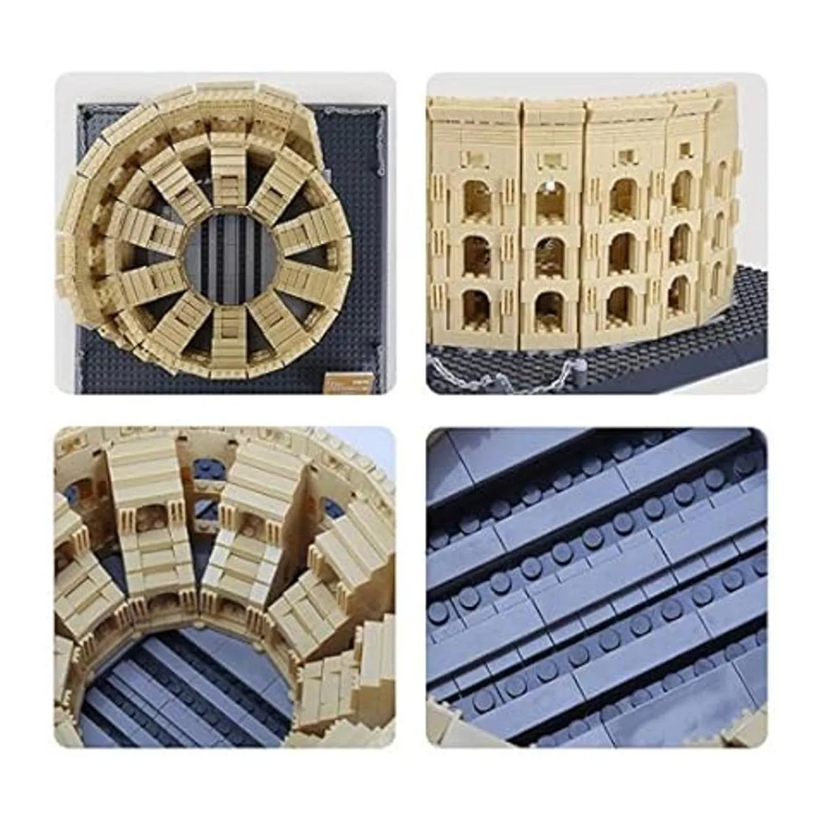 Juego de bloques de construcción del Coliseo Romano 1756_3