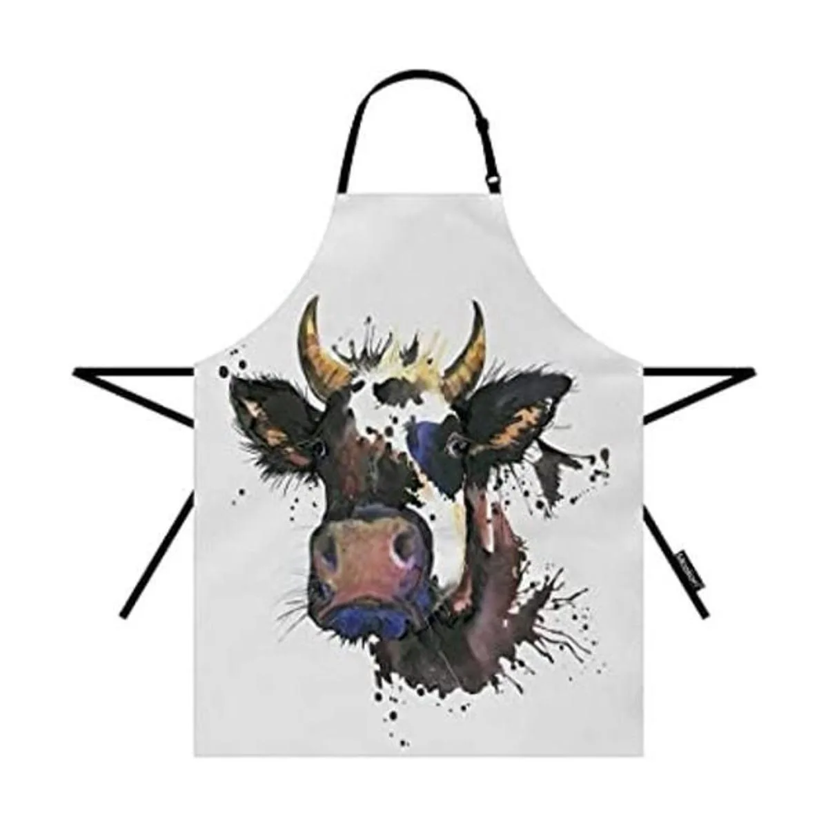 Moslion Delantal de vaca 28.0 x 26.8 in acuarela_1