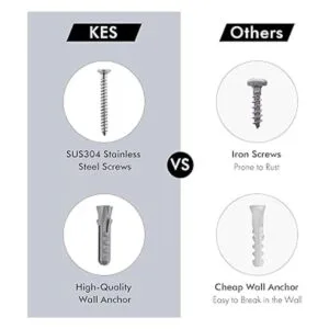KES A2164BKP4 Gancho de toalla de baño para ducha bata_6