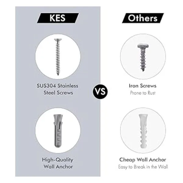 KES A2164BKP4 Gancho de toalla de baño para ducha bata_6