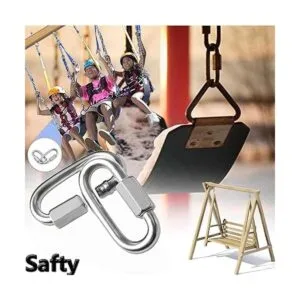 Quick Link mosquetón de acero inoxidable 304 en forma de