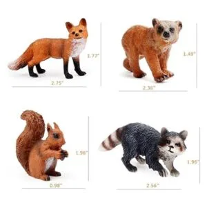 10 figuras de animales del bosque figuras de criaturas_4