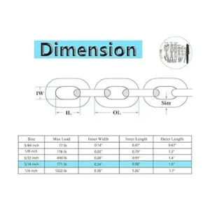 Lsquirrel Cadena de acero inoxidable cable Rolo de acero