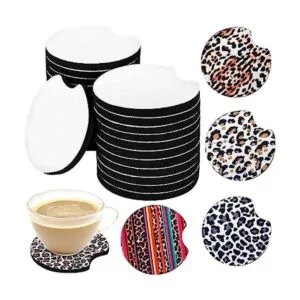 40 posavasos de sublimación en blanco para automóvil_1