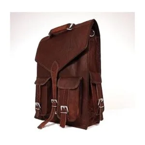 Mochila de cuero de 18 pulgadas mochila ligera para_6