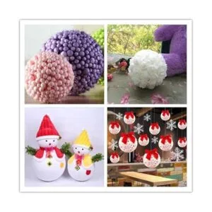 Crafjie Bolas de espuma para manualidades de 6 pulgadas de