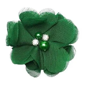 Chenkou Craft Paquete de 12 lazos de cinta de flores de_1