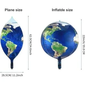 10 globos de globo terráneo de 22 pulgadas esfera de mapa_2