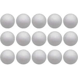 Crafjie Bolas de espuma para manualidades de 3 pulgadas de