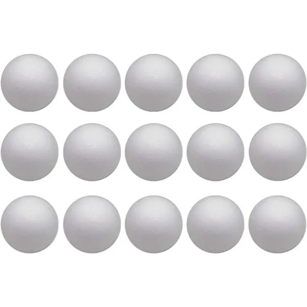 Crafjie Bolas de espuma para manualidades de 3 pulgadas de