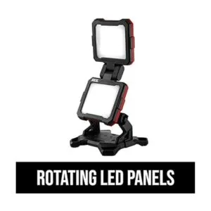 SKIL PWR CORE 20 Luz de inundación de doble cabezal de 20_4