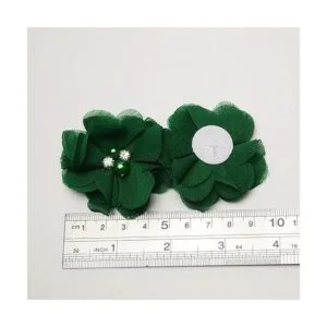 Chenkou Craft Paquete de 12 lazos de cinta de flores de_3