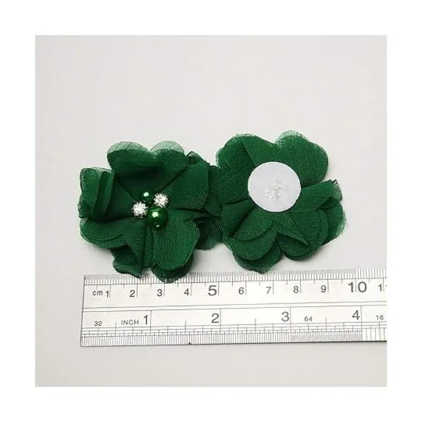 Chenkou Craft Paquete de 12 lazos de cinta de flores de_3