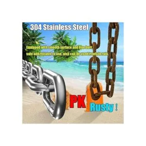 Lsquirrel Cadena de acero inoxidable cable Rolo de acero