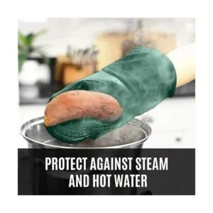 HOMWE Guantes de horno de silicona profesional extra_4