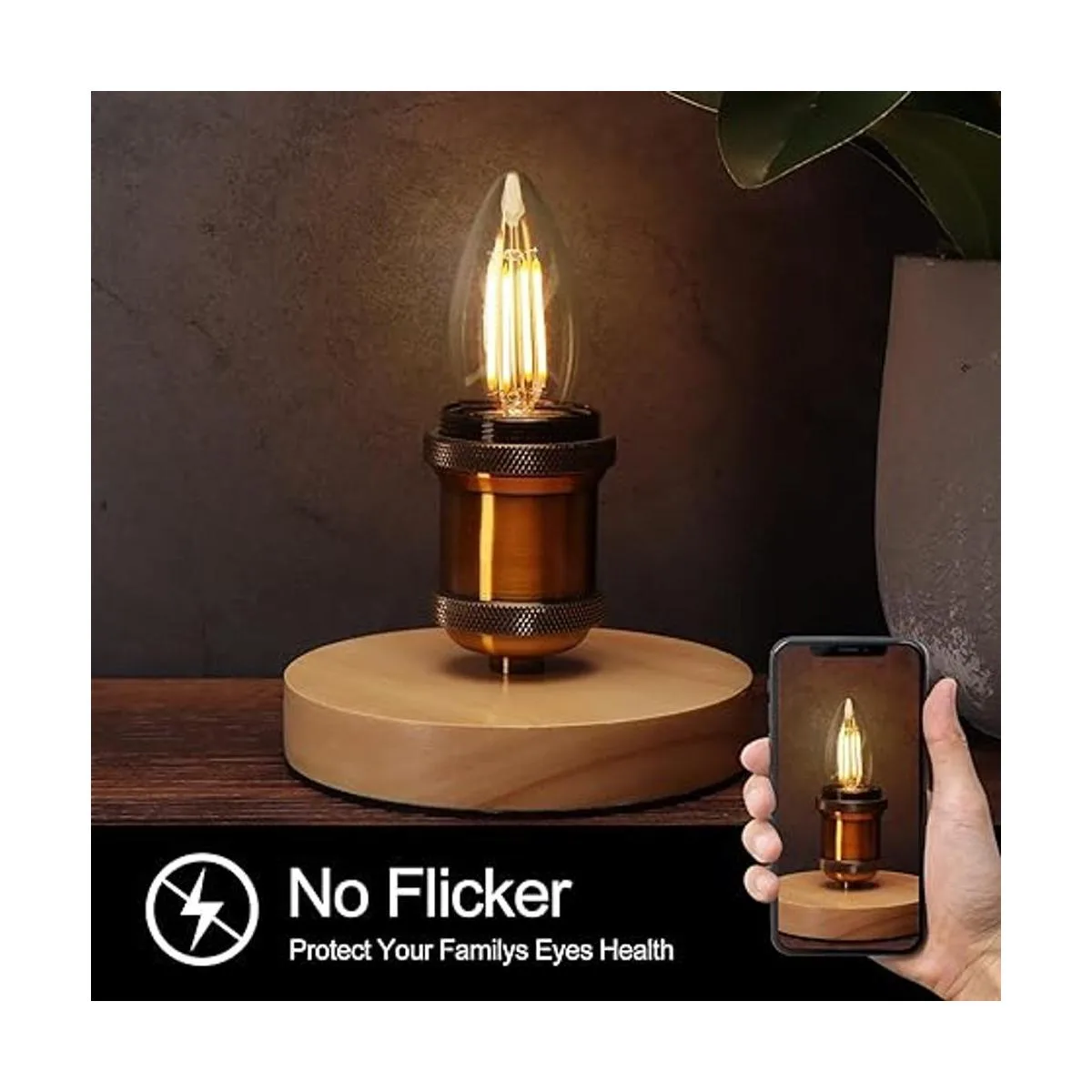 BORT B11 Bombillas LED de candelabro regulables de 4 W_4