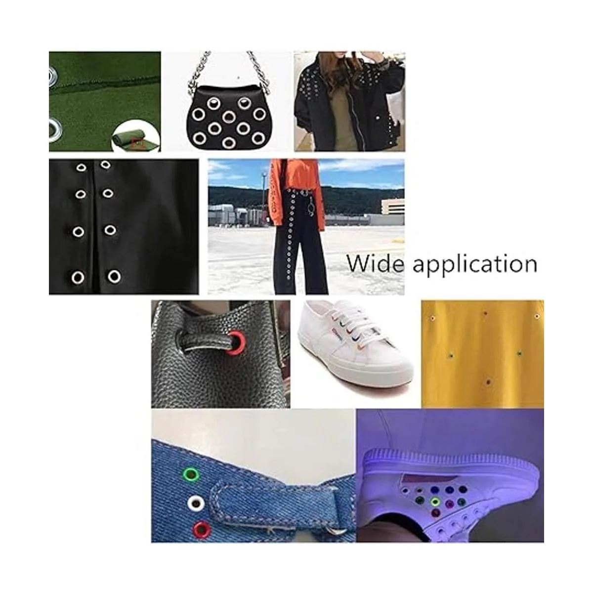 Honkoolly Juego de 420 ojales de metal de 0.118 in