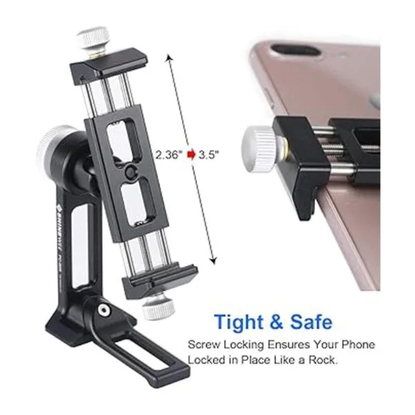 Adaptador de montaje de trípode de metal para teléfono_2