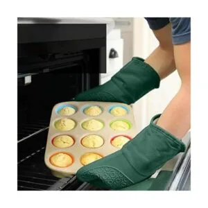 HOMWE Guantes de horno de silicona profesional extra_3