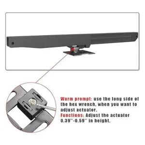 2 piezas de amortiguador de resorte ligero para puerta de_5