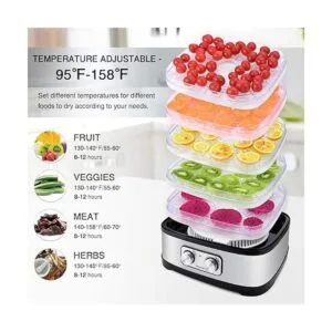 Seeutek Máquina deshidratadora de alimentos para carne de_5
