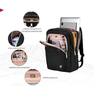 Swissdigital Katy Rose Mochila para laptop para mujer_4