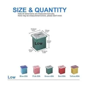 Juego de fusibles JCASE de 60 amperios para Ford_2