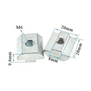 Odinest Tuercas de ranura deslizante en T Nuts Series 40