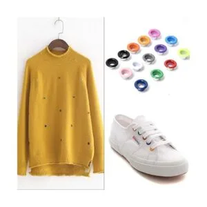 Honkoolly Juego de 420 ojales de metal de 0.118 in