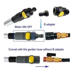 Cepillo de lavado de coche de 12.0 in con cabeza de cerdas_4