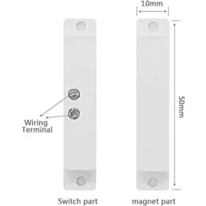 Paquete de 10 juegos de alarma montada en superficie