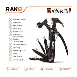 RAK Hammer Multiherramienta Multifuncional 12 en 1 mini_3
