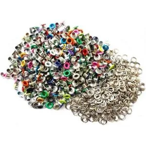 Honkoolly Juego de 420 ojales de metal de 0.118 in