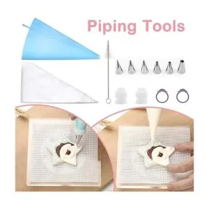 Kasmoire Kit de suministros de decoración de galletas de_3