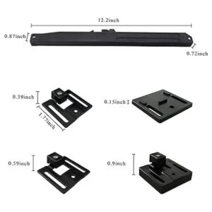 2 piezas de amortiguador de resorte ligero para puerta de_3