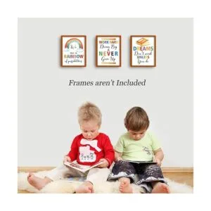 HPNIUB Juego de 6 impresiones artísticas de palabras_4