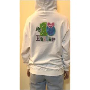 Parche bordado para planchar con texto en inglés My First_3