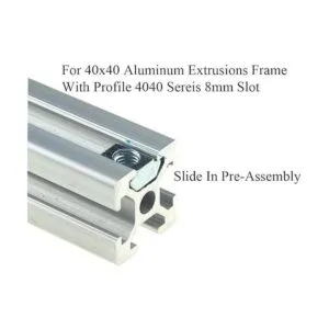 Odinest Tuercas de ranura deslizante en T Nuts Series 40