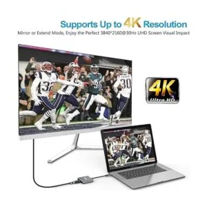 Adaptador multipuerto USB C a HDMI Tuwejia USB 3.1 Gen 1_3