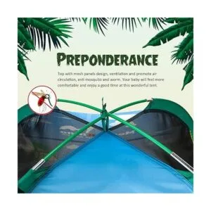 MountRhino Kids Play Tent 48x48x42 Dinosaur Tent_3