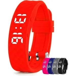 TabTime Reloj recordatorio de alarma vibratoria rojo_1