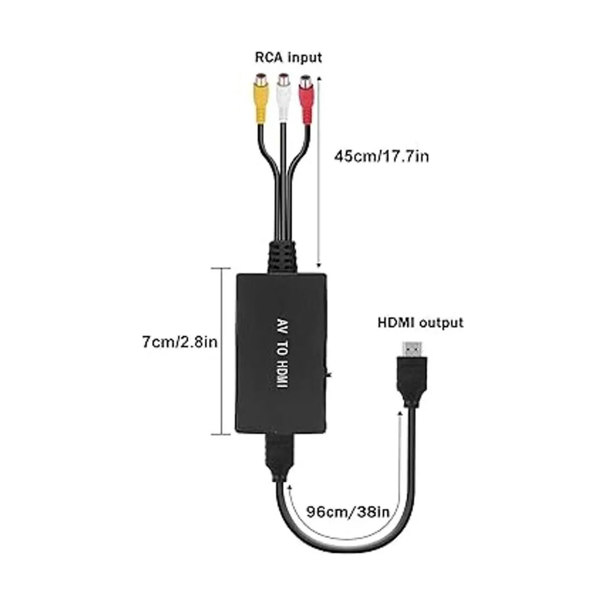 Tengchi Convertidor RCA a HDMI adaptador compuesto a HDMI_2