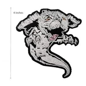 Parche bordado para coser con plancha diseño de dragón_2