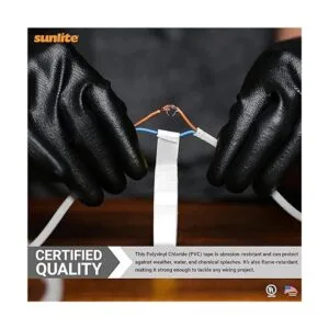 Sunlite 41325SU Paquete de 10 cintas eléctricas de PVC de_5