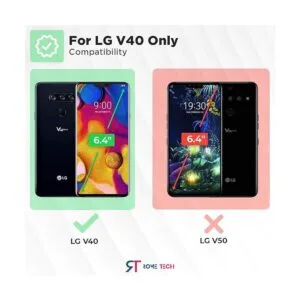 Rome Tech Funda con clip para cinturón para LG V40 V40_2