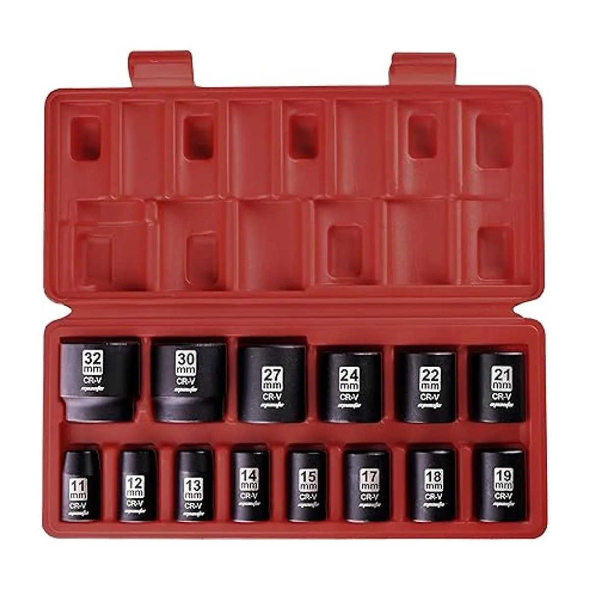 EPAuto 12Inch Drive Metric Shallow Impact Socket Set