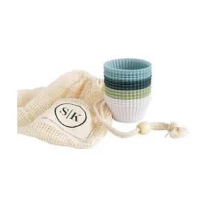 The Silicone Kitchen Tazas de silicona reutilizables para